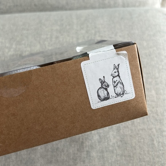 Cottagecore Pasel Rope Wrapped Easter Egg Ornaments Made in India - Picture 3 of 8